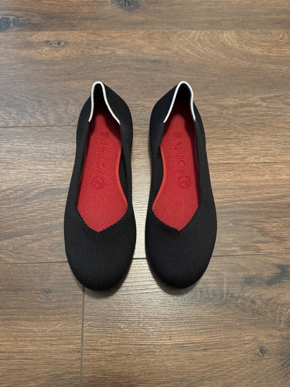 Rothy’s Black Flats 8.5